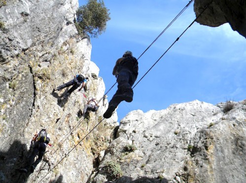 Vía Ferrata de la Canal Vía Ferrata de la Canal