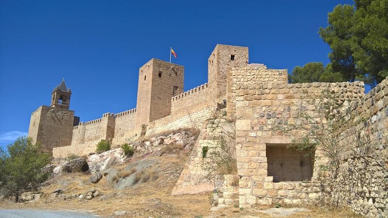 Die seinerzeit unbezwingbare Südseite der Alcazaba (Festung) Antequeras