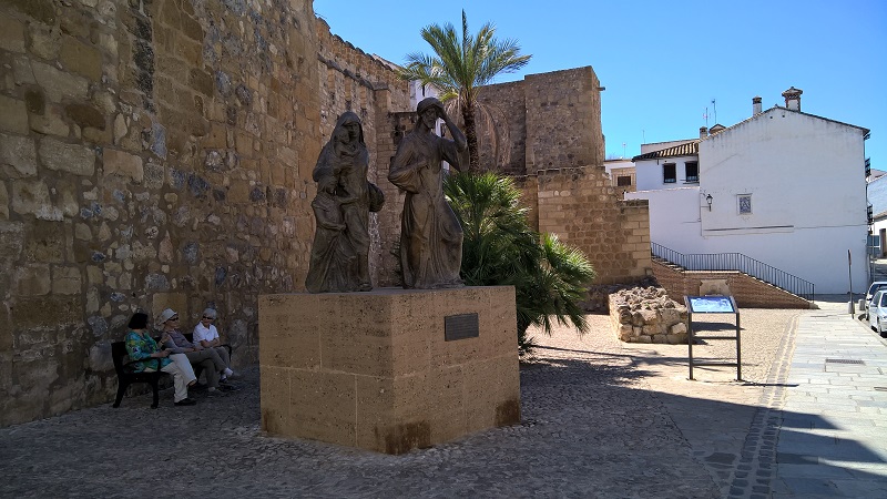 Plaza del Carmen an der (bezwingbaren) Nordseite der Alcazaba
