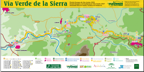Karte Via Verde